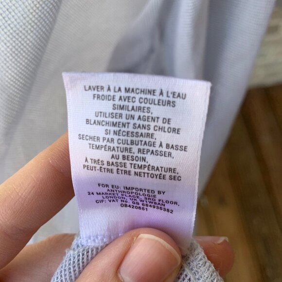 ANTHROPOLOGIE Meadow Rue Breezy Gauze Top Flowy Layer Summer XS Women Swim Cover - Picture 7 of 8